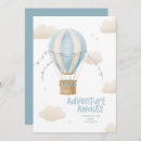 Search for adventure awaits baby shower invitations Modern