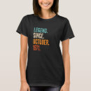 Search for legend since 1971 tshirts Birthday