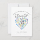 Search for diamond anniversary invitations Watercolor