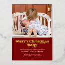 Search for red and gold christmas invitations Real gold foil