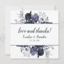 Search for pink black wedding thank you cards Love and thanks