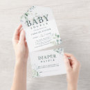Search for abc baby shower invitations Eucalyptus