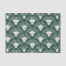 Search for gold and teal tissue paper Vintage