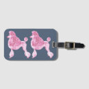 Search for poodle luggage tags Trendy