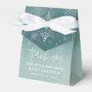 Search for snowflake favour boxes Winter baby shower