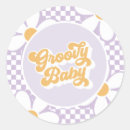 Search for purple daisy stickers Retro