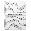 Search for music notebooks Black and white