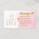 Search for massage therapist business cards Beauty salon