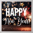 Search for happy new year posters Celebration