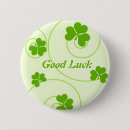Search for lucky shamrock clover badges Saint