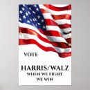 Search for presidential campaign posters Harris
