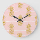 Search for gold pineapple clocks Pink