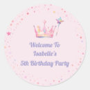 Search for girls 5th birthday stickers Fairytale