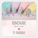 Search for homemade cake stickers Homemade with love
