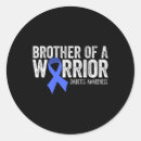 Search for diabetes warrior stickers Blue