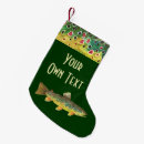 Search for fishing christmas stockings Trout