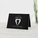 Search for suit up groomsman cards Proposal