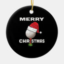 Search for funny golf christmas tree decorations Santa claus