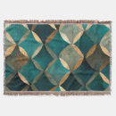 Search for teal and gold blankets Elegant