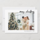 Search for brush script christmas cards Modern