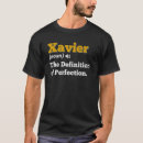 Search for xavier tshirts Birthday