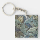 Search for classic blue square key rings William morris