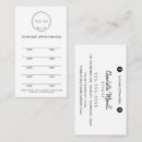 Search for logo appointment cards Simple