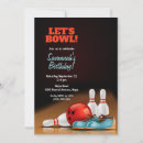 Search for boy bowling birthday invitations Boys birthday party