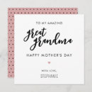 Search for great grandmother mothers day cards Cute