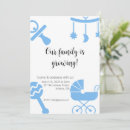 Search for family baby shower invitations Blue