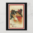 Search for black kitten postcards Witch
