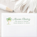 Search for green tree return address labels Bridal shower