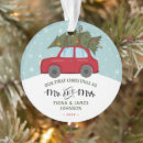 Search for just married car decor Mr and mrs