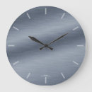 Search for brushed steel clocks Modern