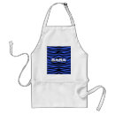 Search for zebra stripes aprons Blue