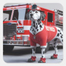Search for dalmation stickers Fireman