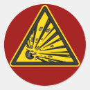 Search for explosive stickers Danger