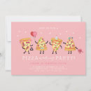 Search for girls pizza party invitations Slice of fun