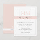 Search for monogram 4x5 wedding invitations Classic
