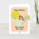 Search for cocktail drink birthday cards Modern