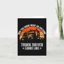 Search for truck driver cards Cute