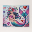 Search for fantasy mermaid puzzles Cute