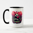 Search for panda couple mugs Heart
