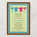 Search for twin boy and girl invitations Double