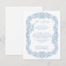 Search for baroque 4x5 invitations Dusty blue