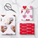 Search for red heart wrapping paper Pet