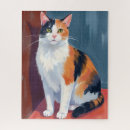 Search for cat painting puzzles Kitten
