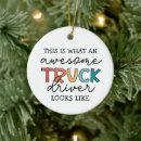 Search for truck driver christmas tree decorations Funny