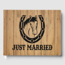 Search for western wedding guest books Equestrian