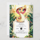 Search for cute snake invitations Watercolor